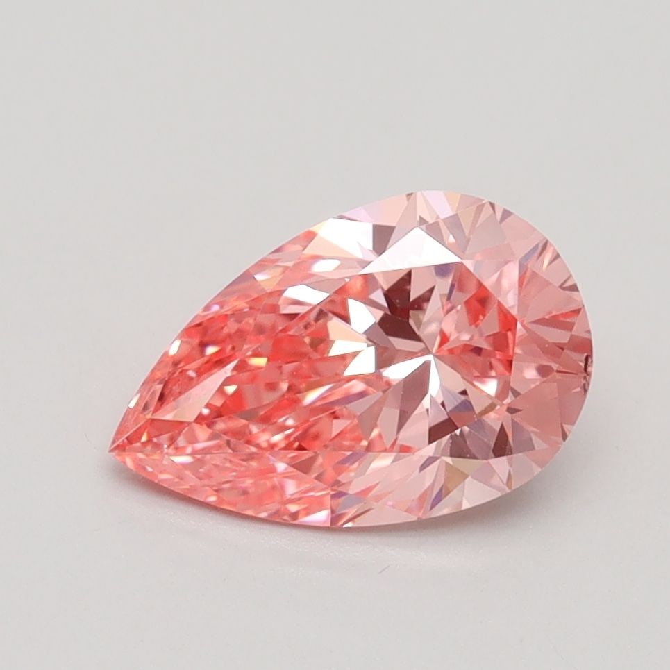 Loose Diamond - PEAR 1.36ct Fancy Vivid Pink VS2: Loose Diamond - PEAR 1.36ct Fancy Vivid Pink VS2 Source: This is a real non-mined Diamond that has been grown in a lab Shape: PEAR Carats: 1.36 Color: Fancy Vivid Pink Certification: IGI Video:
