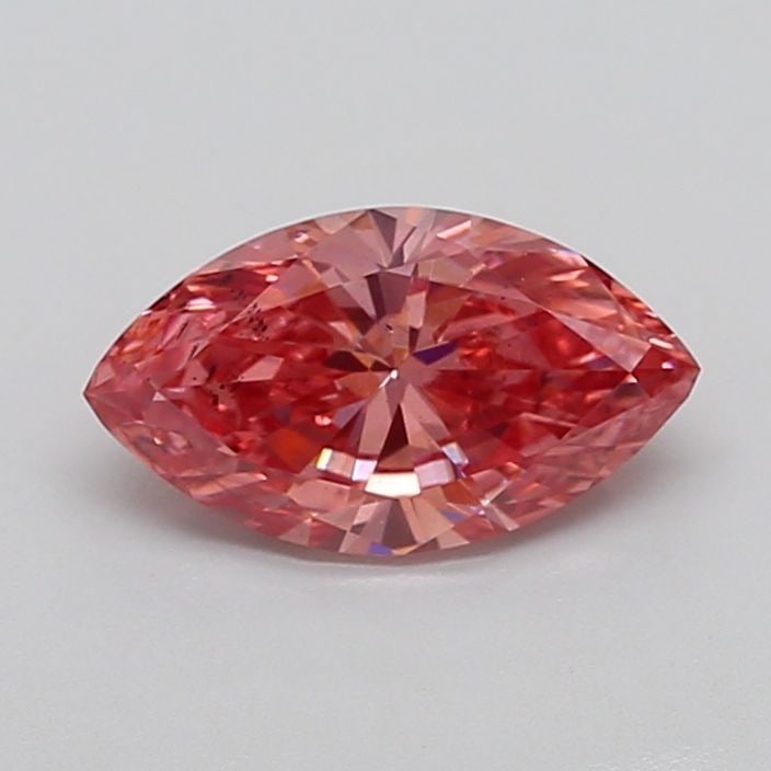 Loose Diamond - MARQUISE 2.12ct Fancy Vivid Pink SI1: Loose Diamond - MARQUISE 2.12ct Fancy Vivid Pink SI1 Source: This is a real non-mined Diamond that has been grown in a lab Shape: MARQUISE Carats: 2.12 Color: Fancy Vivid Pink Certification: IGI Video