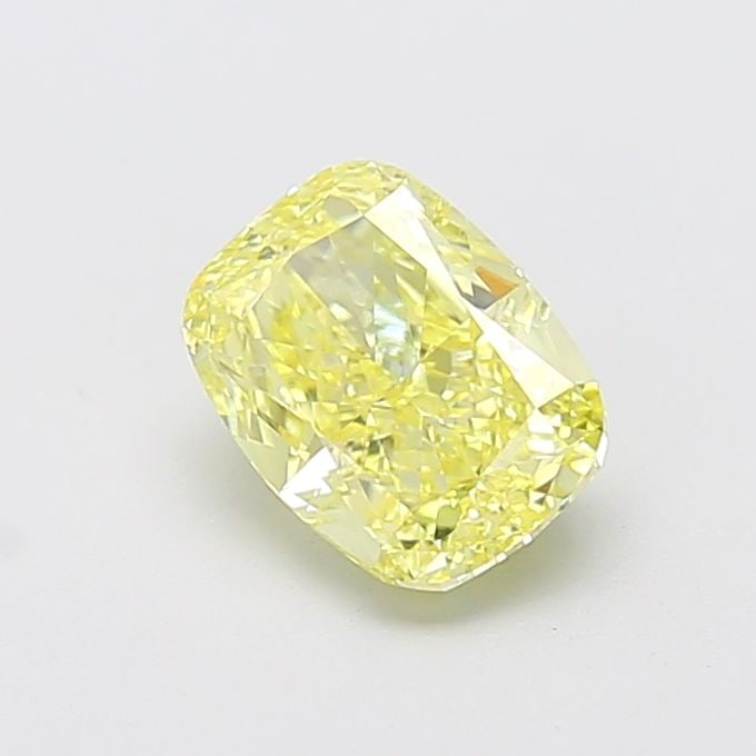 Loose Diamond - CUSHION MODIFIED 1.89ct Fancy Yellow VVS2: Loose Diamond - CUSHION MODIFIED 1.89ct Fancy Yellow VVS2 Source: This is a real non-mined Diamond that has been grown in a lab Shape: CUSHION MODIFIED Carats: 1.89 Color: Fancy Yellow Certification: 