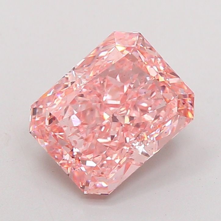 Loose Diamond - RADIANT 3.03ct Fancy Intense Pink SI1: Loose Diamond - RADIANT 3.03ct Fancy Intense Pink SI1 Source: This is a real non-mined Diamond that has been grown in a lab Shape: RADIANT Carats: 3.03 Color: Fancy Intense Pink Certification: IGI Vid