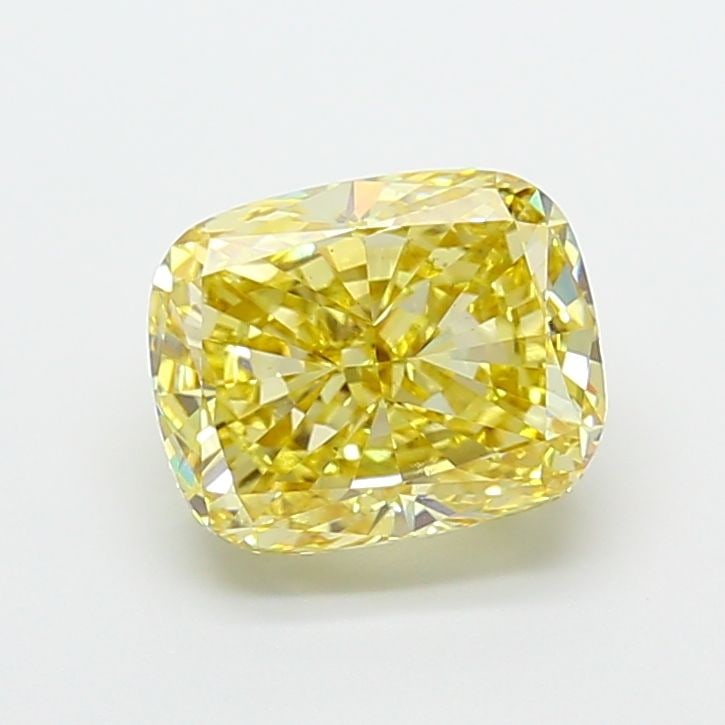Loose Diamond - CUSHION MODIFIED 4.01ct Fancy Yellow VS2: Loose Diamond - CUSHION MODIFIED 4.01ct Fancy Yellow VS2 Source: This is a real non-mined Diamond that has been grown in a lab Shape: CUSHION MODIFIED Carats: 4.01 Color: Fancy Yellow Certification: I