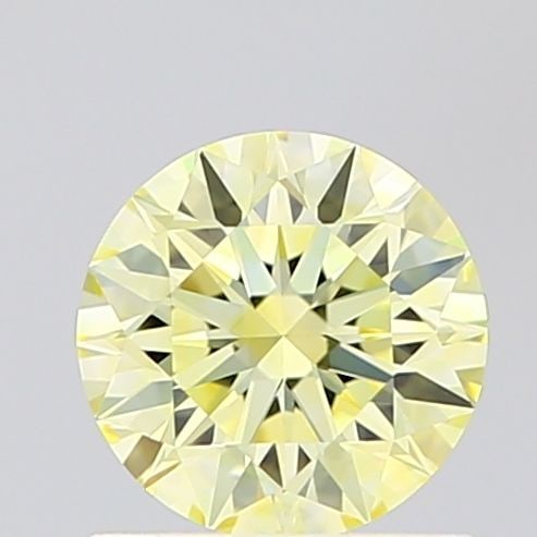 Ideal Loose Diamond - ROUND 0.71ct Fancy Light Yellow VS1: Ideal Loose Diamond - ROUND 0.71ct Fancy Light Yellow VS1 Source: This is a real non-mined Diamond that has been grown in a lab Shape: ROUND Carats: 0.71 Color: Fancy Light Yellow Certification: IGI V