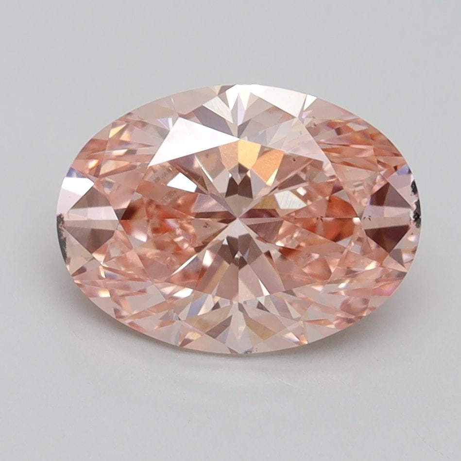 Loose Diamond - OVAL 2.3ct Fancy Vivid Pink SI1: Loose Diamond - OVAL 2.3ct Fancy Vivid Pink SI1 Source: This is a real non-mined Diamond that has been grown in a lab Shape: OVAL Carats: 2.3 Color: Fancy Vivid Pink Certification: IGI Video:
