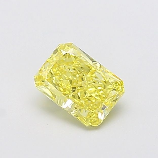 Loose Diamond - RADIANT 1.06ct Fancy Intense Yellow VS1: Loose Diamond - RADIANT 1.06ct Fancy Intense Yellow VS1 Source: This is a real non-mined Diamond that has been grown in a lab Shape: RADIANT Carats: 1.06 Color: Fancy Intense Yellow Certification: IGI