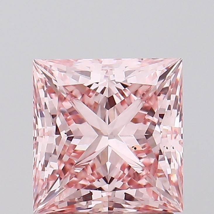 Loose Diamond - PRINCESS 1.95ct Fancy Intense Pink VS2: Loose Diamond - PRINCESS 1.95ct Fancy Intense Pink VS2 Source: This is a real non-mined Diamond that has been grown in a lab Shape: PRINCESS Carats: 1.95 Color: Fancy Intense Pink Certification: IGI