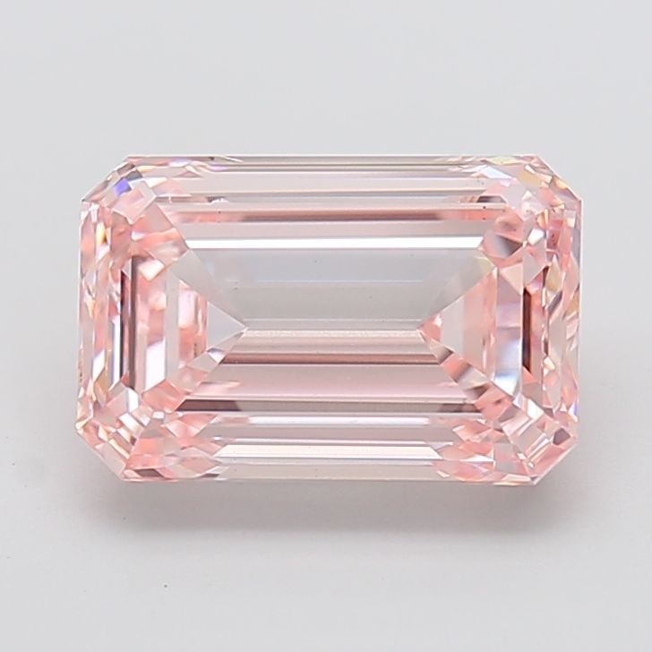 Loose Diamond - EMERALD 5.01ct Fancy Intense Pink VS2: Loose Diamond - EMERALD 5.01ct Fancy Intense Pink VS2 Source: This is a real non-mined Diamond that has been grown in a lab Shape: EMERALD Carats: 5.01 Color: Fancy Intense Pink Certification: IGI Vid