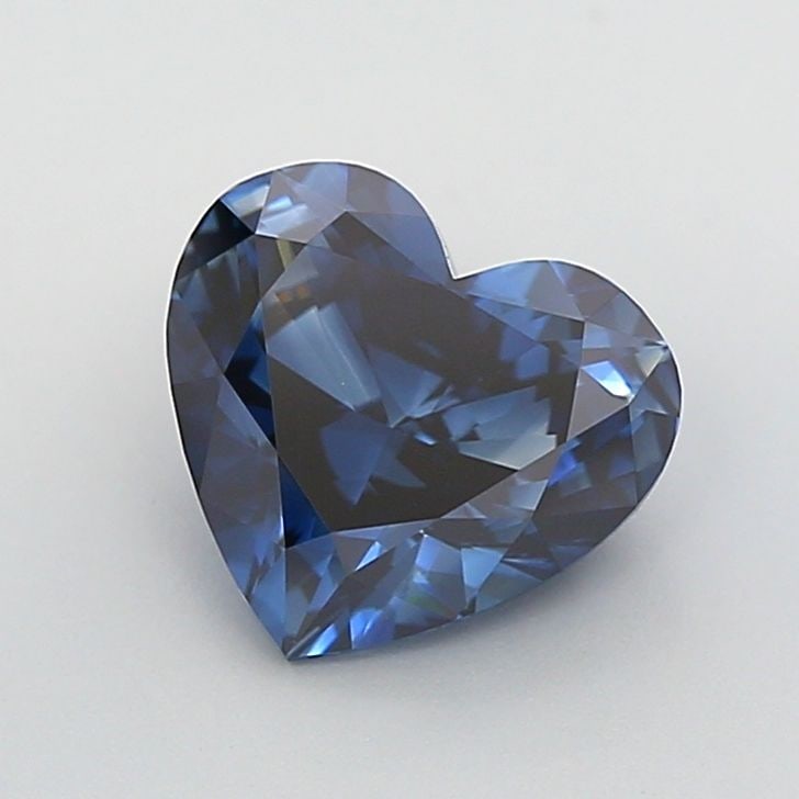 Loose Diamond - HEART 2.64ct Fancy Deep Blue VS1: Loose Diamond - HEART 2.64ct Fancy Deep Blue VS1 Source: This is a real non-mined Diamond that has been grown in a lab Shape: HEART Carats: 2.64 Color: Fancy Deep Blue Certification: IGI PLEASE NOTE: 