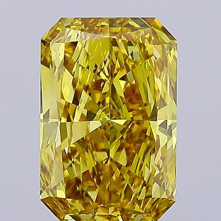 Loose Diamond - RADIANT 4.98ct Fancy Vivid Yellow VS1: Loose Diamond - RADIANT 4.98ct Fancy Vivid Yellow VS1 Source: This is a real non-mined Diamond that has been grown in a lab Shape: RADIANT Carats: 4.98 Color: Fancy Vivid Yellow Certification: IGI Vid