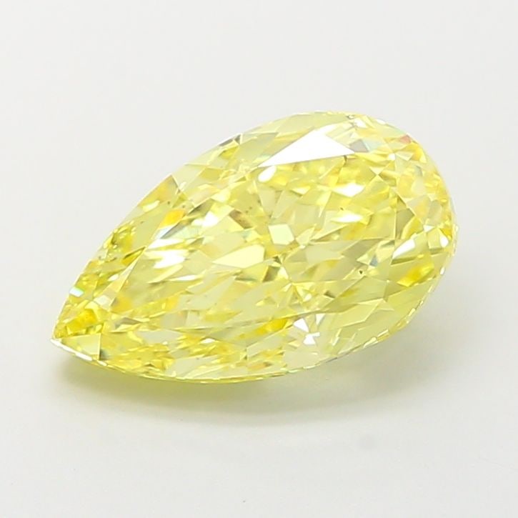 Loose Diamond - PEAR 3.01ct Fancy Intense Yellow VS2: Loose Diamond - PEAR 3.01ct Fancy Intense Yellow VS2 Source: This is a real non-mined Diamond that has been grown in a lab Shape: PEAR Carats: 3.01 Color: Fancy Intense Yellow Certification: IGI Video