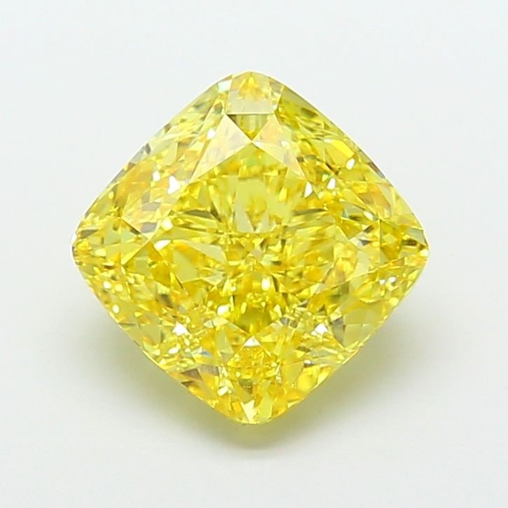 Loose Diamond - CUSHION MODIFIED 7.02ct Fancy Vivid Yellow VS1: Loose Diamond - CUSHION MODIFIED 7.02ct Fancy Vivid Yellow VS1 Source: This is a real non-mined Diamond that has been grown in a lab Shape: CUSHION MODIFIED Carats: 7.02 Color: Fancy Vivid Yellow Cert