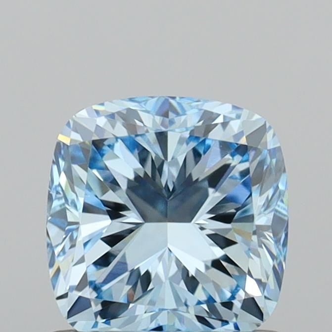 Loose Diamond - CUSHION MODIFIED 1.01ct Fancy Intense Blue VS1: Loose Diamond - CUSHION MODIFIED 1.01ct Fancy Intense Blue VS1 Source: This is a real non-mined Diamond that has been grown in a lab Shape: CUSHION MODIFIED Carats: 1.01 Color: Fancy Intense Blue