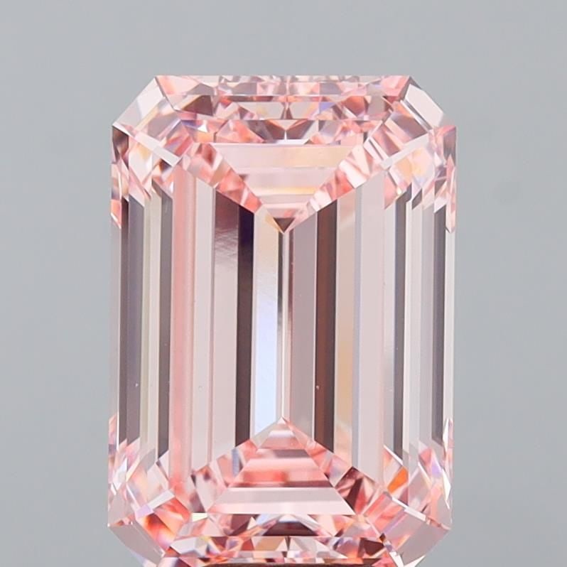 Loose Diamond - EMERALD 8.03ct Fancy Intense Pink VS1 (1 of 1)