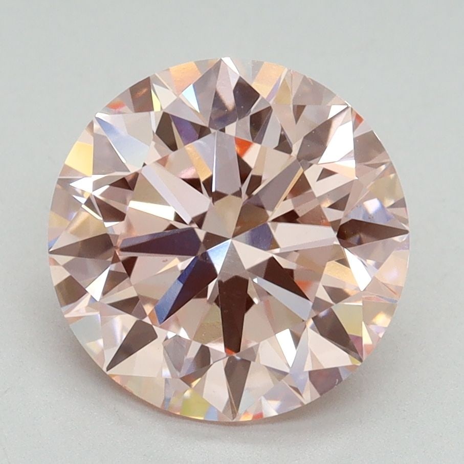 Loose Diamond - ROUND 3.28ct Fancy Vivid Pink VS2: Loose Diamond - ROUND 3.28ct Fancy Vivid Pink VS2 Source: This is a real non-mined Diamond that has been grown in a lab Shape: ROUND Carats: 3.28 Color: Fancy Vivid Pink Certification: IGI Video: