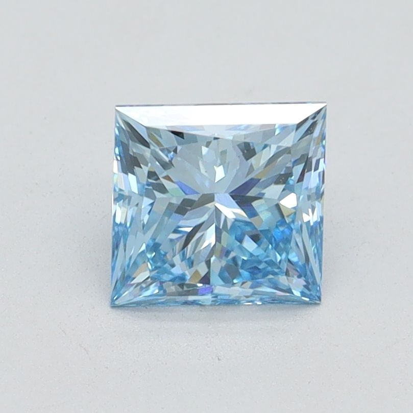 Loose Diamond - PRINCESS 1.09ct Fancy Vivid Blue VS1 (1 of 1)
