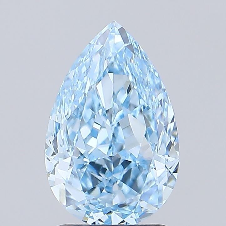 Loose Diamond - PEAR 1.91ct Fancy Vivid Blue VVS2: Loose Diamond - PEAR 1.91ct Fancy Vivid Blue VVS2 Source: This is a real non-mined Diamond that has been grown in a lab Shape: PEAR Carats: 1.91 Color: Fancy Vivid Blue Certification: IGI Video: