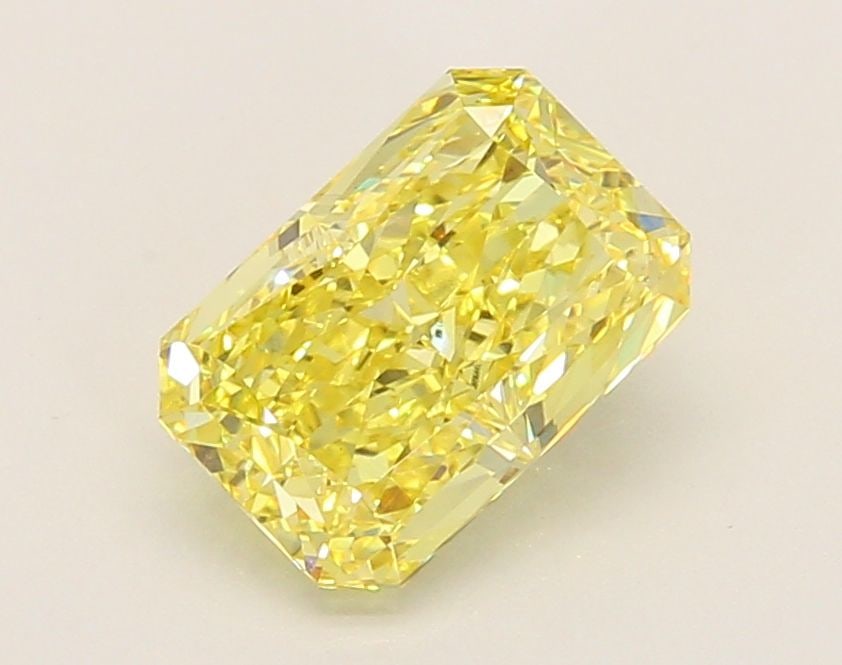 Loose Diamond - RADIANT 2.02ct Fancy Intense Yellow VS1: Loose Diamond - RADIANT 2.02ct Fancy Intense Yellow VS1 Source: This is a real non-mined Diamond that has been grown in a lab Shape: RADIANT Carats: 2.02 Color: Fancy Intense Yellow Certification: IGI