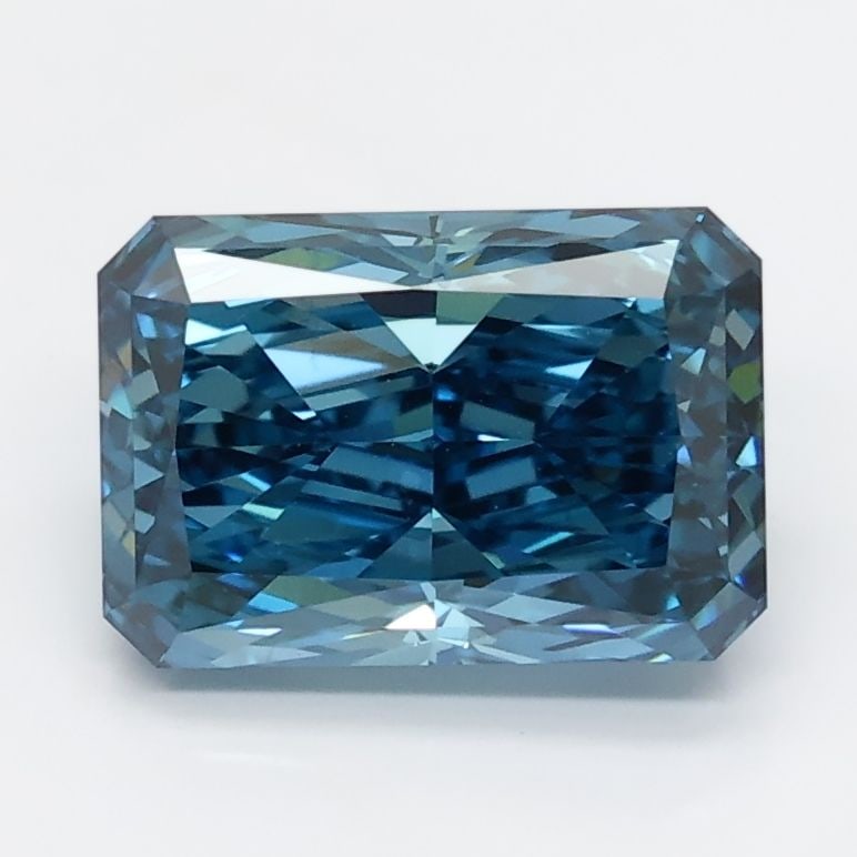 Loose Diamond - RADIANT 1.74ct Blue VS1: Loose Diamond - RADIANT 1.74ct Blue VS1 Source: This is a real non-mined Diamond that has been grown in a lab Shape: RADIANT Carats: 1.74 Color: Blue Certification: NONE Video: Video Link PLEASE