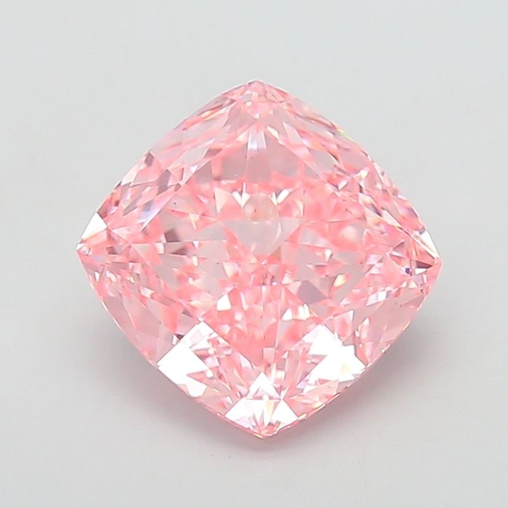 Loose Diamond - CUSHION MODIFIED 5.61ct Fancy Vivid Pink VS2: Loose Diamond - CUSHION MODIFIED 5.61ct Fancy Vivid Pink VS2 Source: This is a real non-mined Diamond that has been grown in a lab Shape: CUSHION MODIFIED Carats: 5.61 Color: Fancy Vivid Pink