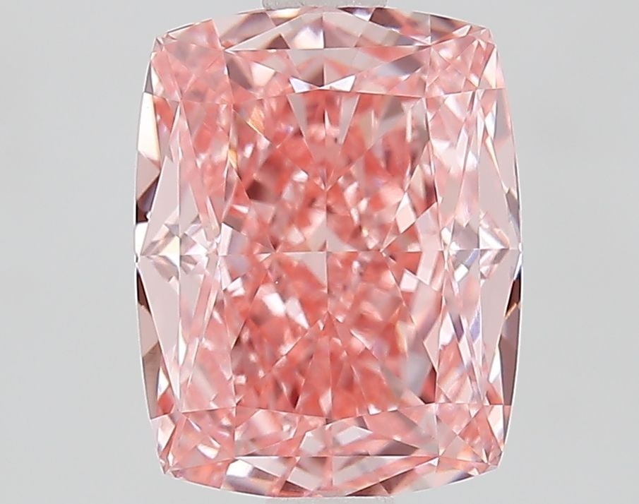 Loose Diamond - CUSHION MODIFIED 2.11ct Fancy Vivid Pink VVS2: Loose Diamond - CUSHION MODIFIED 2.11ct Fancy Vivid Pink VVS2 Source: This is a real non-mined Diamond that has been grown in a lab Shape: CUSHION MODIFIED Carats: 2.11 Color: Fancy Vivid Pink Certifi