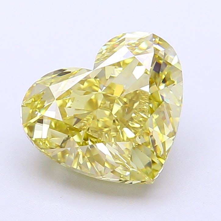 Loose Diamond - HEART 3.21ct Fancy Intense Yellow VS1: Loose Diamond - HEART 3.21ct Fancy Intense Yellow VS1 Source: This is a real non-mined Diamond that has been grown in a lab Shape: HEART Carats: 3.21 Color: Fancy Intense Yellow Certification: IGI Vid