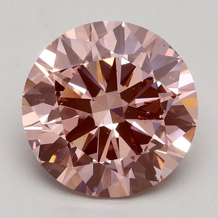 Loose Diamond - ROUND 2.5ct Fancy Intense Pink VS2: Loose Diamond - ROUND 2.5ct Fancy Intense Pink VS2 Source: This is a real non-mined Diamond that has been grown in a lab Shape: ROUND Carats: 2.5 Color: Fancy Intense Pink Certification: IGI Video: