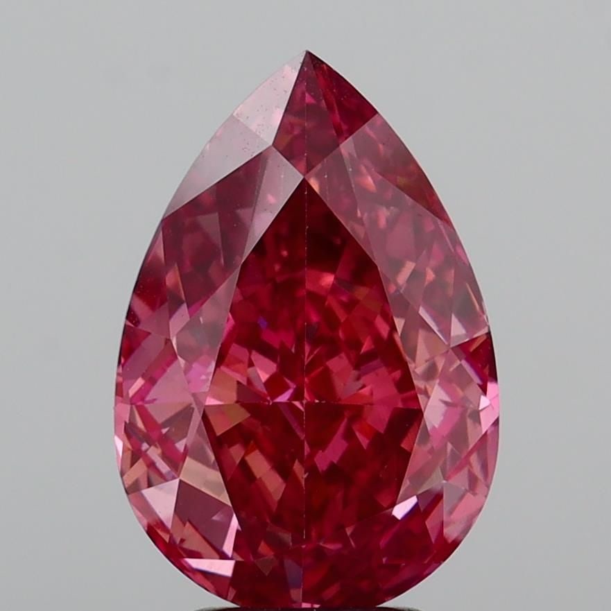 Loose Diamond - PEAR 4.84ct Fancy Vivid Pink VS1: Loose Diamond - PEAR 4.84ct Fancy Vivid Pink VS1 Source: This is a real non-mined Diamond that has been grown in a lab Shape: PEAR Carats: 4.84 Color: Fancy Vivid Pink Certification: IGI Video: Video