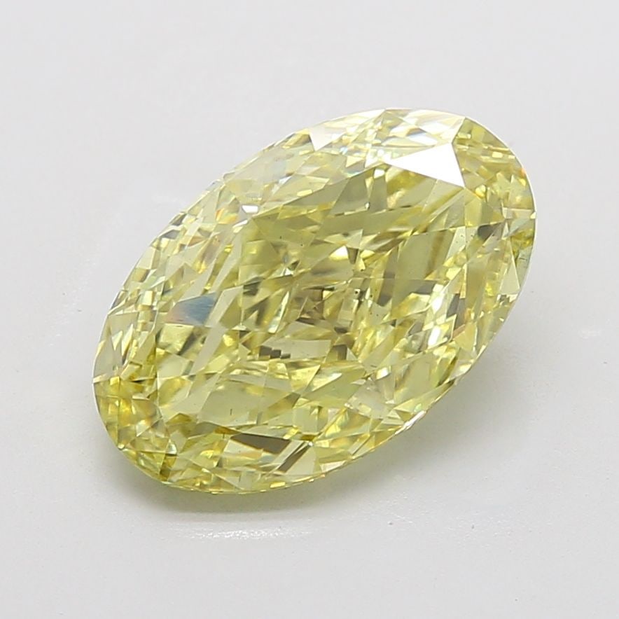 Loose Diamond - OVAL 7.08ct Fancy Intense Yellow VS1: Loose Diamond - OVAL 7.08ct Fancy Intense Yellow VS1 Source: This is a real non-mined Diamond that has been grown in a lab Shape: OVAL Carats: 7.08 Color: Fancy Intense Yellow Certification: IGI Video