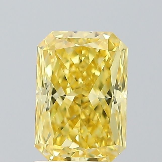 Loose Diamond - RADIANT 1.48ct Fancy Vivid Yellow VVS2: Loose Diamond - RADIANT 1.48ct Fancy Vivid Yellow VVS2 Source: This is a real non-mined Diamond that has been grown in a lab Shape: RADIANT Carats: 1.48 Color: Fancy Vivid Yellow Certification: IGI PL