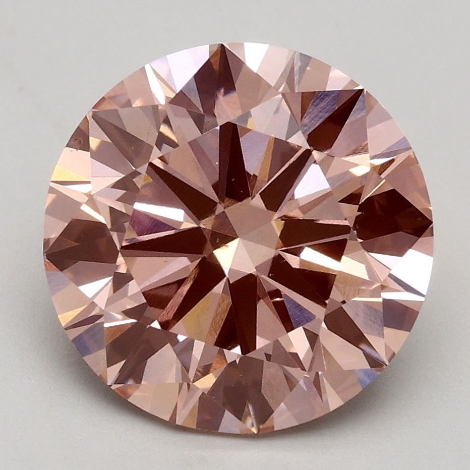 Ideal Loose Diamond - ROUND 3.04ct Fancy Intense Pink VS2: Ideal Loose Diamond - ROUND 3.04ct Fancy Intense Pink VS2 Source: This is a real non-mined Diamond that has been grown in a lab Shape: ROUND Carats: 3.04 Color: Fancy Intense Pink Certification: IGI V
