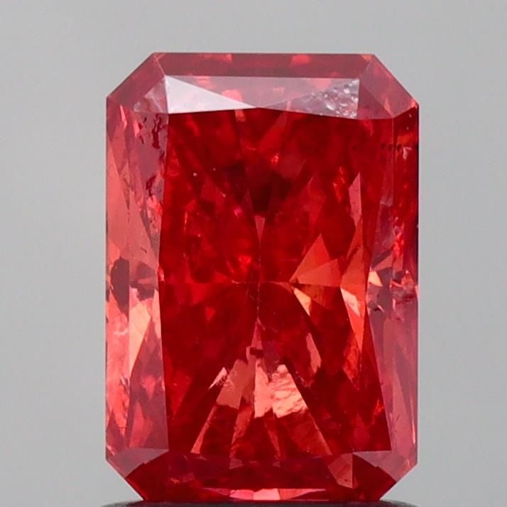 Loose Diamond - RADIANT 1.29ct Fancy Vivid Orange Pink VS2: Loose Diamond - RADIANT 1.29ct Fancy Vivid Orange Pink VS2 Source: This is a real non-mined Diamond that has been grown in a lab Shape: RADIANT Carats: 1.29 Color: Fancy Vivid Orange Pink Certificatio