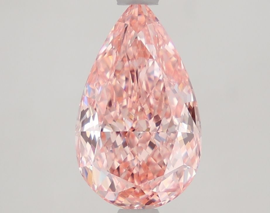 Loose Diamond - PEAR 2.17ct Fancy Vivid Pink VVS2: Loose Diamond - PEAR 2.17ct Fancy Vivid Pink VVS2 Source: This is a real non-mined Diamond that has been grown in a lab Shape: PEAR Carats: 2.17 Color: Fancy Vivid Pink Certification: IGI Video: