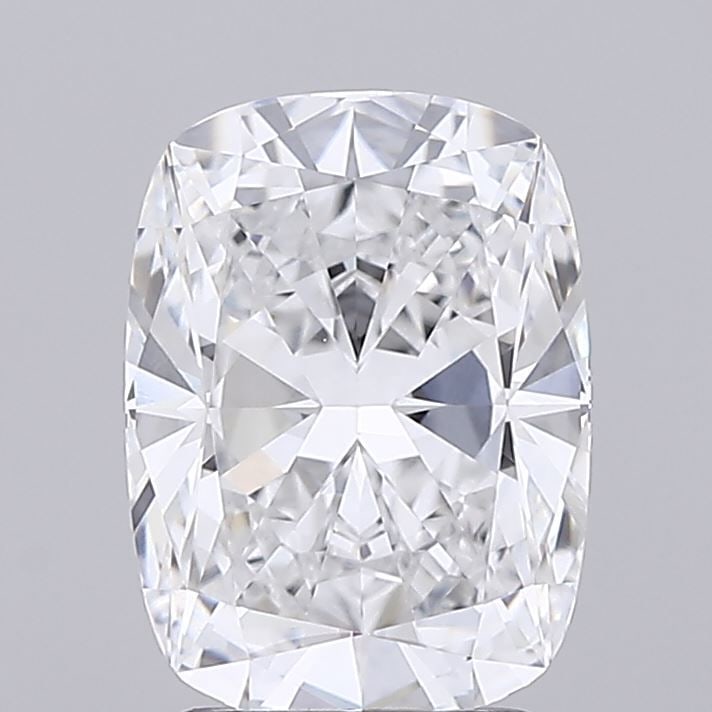 Loose Diamond - CUSHION BRILLIANT 2.52ct D VVS1: Loose Diamond - CUSHION BRILLIANT 2.52ct D VVS1 Source: This is a real non-mined Diamond that has been grown in a lab Shape: CUSHION BRILLIANT Carats: 2.52 Color: D Clarity: VVS1 Certification: GCAL V
