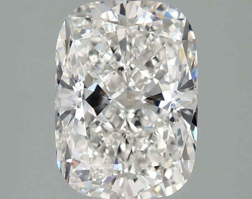Loose Diamond - CUSHION MODIFIED 2.52ct E VS2: Loose Diamond - CUSHION MODIFIED 2.52ct E VS2 Source: This is a real non-mined Diamond that has been grown in a lab Shape: CUSHION MODIFIED Carats: 2.52 Color: E Clarity: VS2 Certification: IGI Video: