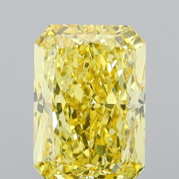 Loose Diamond - RADIANT 3.56ct Fancy Vivid Yellow VS1: Loose Diamond - RADIANT 3.56ct Fancy Vivid Yellow VS1 Source: This is a real non-mined Diamond that has been grown in a lab Shape: RADIANT Carats: 3.56 Color: Fancy Vivid Yellow Certification: IGI Vid