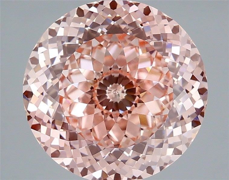 Loose Diamond - ROUND 5.09ct Fancy Vivid Pink VVS2: Loose Diamond - ROUND 5.09ct Fancy Vivid Pink VVS2 Source: This is a real non-mined Diamond that has been grown in a lab Shape: ROUND Carats: 5.09 Color: Fancy Vivid Pink Certification: IGI Video: