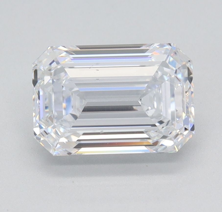 Loose Diamond - EMERALD 1.5ct D VS2: Loose Diamond - EMERALD 1.5ct D VS2 Source: This is a real non-mined Diamond that has been grown in a lab Shape: EMERALD Carats: 1.5 Color: D Clarity: VS2 Certification: IGI Video: