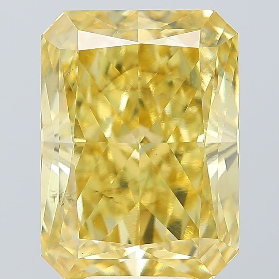 Loose Diamond - RADIANT 8.13ct Fancy Intense Yellow VS2: Loose Diamond - RADIANT 8.13ct Fancy Intense Yellow VS2 Source: This is a real non-mined Diamond that has been grown in a lab Shape: RADIANT Carats: 8.13 Color: Fancy Intense Yellow Certification: IGI