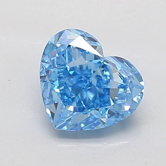 Loose Diamond - HEART 1.71ct Fancy Vivid Blue VS2: Loose Diamond - HEART 1.71ct Fancy Vivid Blue VS2 Source: This is a real non-mined Diamond that has been grown in a lab Shape: HEART Carats: 1.71 Color: Fancy Vivid Blue Certification: IGI Video: