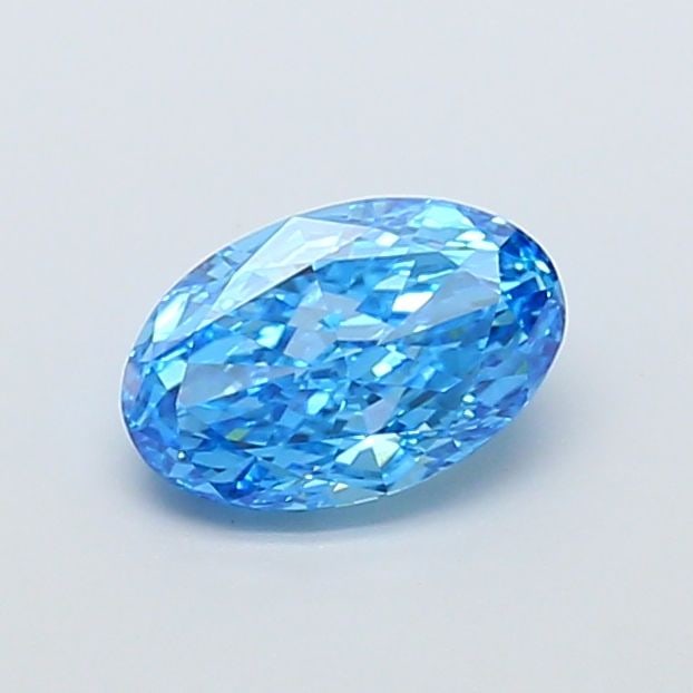 Loose Diamond - OVAL 1.53ct Fancy Vivid Blue VVS2: Loose Diamond - OVAL 1.53ct Fancy Vivid Blue VVS2 Source: This is a real non-mined Diamond that has been grown in a lab Shape: OVAL Carats: 1.53 Color: Fancy Vivid Blue Certification: IGI Video: