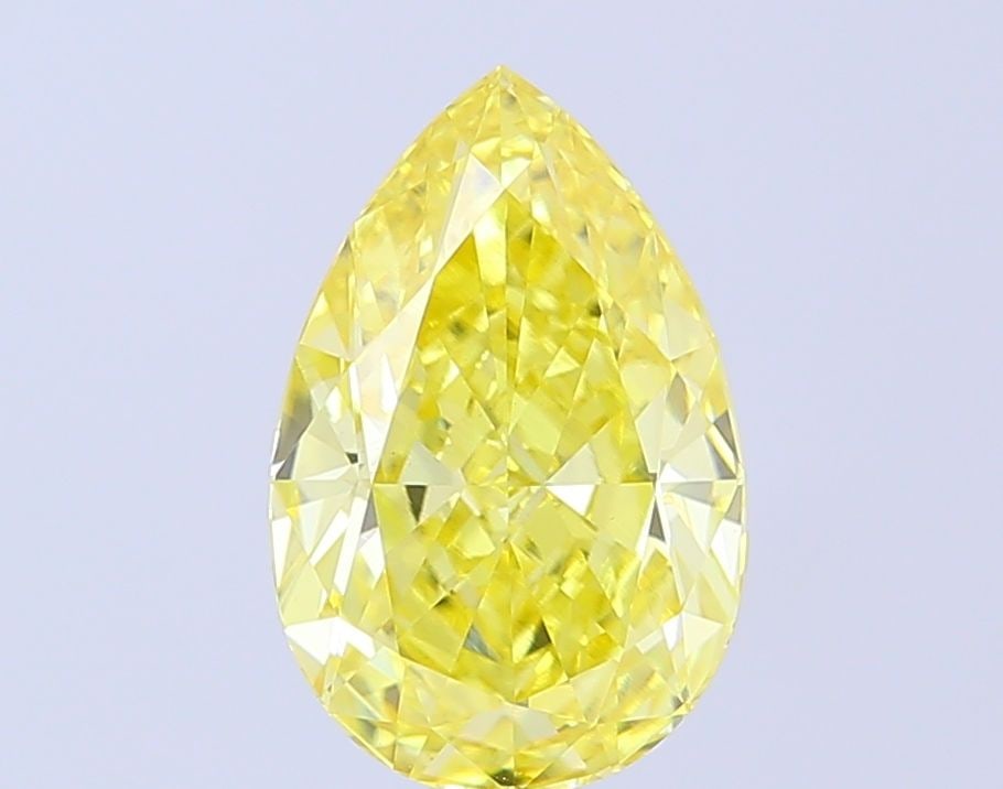 Loose Diamond - PEAR 3.06ct Fancy Vivid Yellow VS1: Loose Diamond - PEAR 3.06ct Fancy Vivid Yellow VS1 Source: This is a real non-mined Diamond that has been grown in a lab Shape: PEAR Carats: 3.06 Color: Fancy Vivid Yellow Certification: IGI Video: