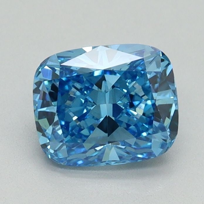 Loose Diamond - CUSHION MODIFIED 1.07ct Fancy Vivid Blue VS1: Loose Diamond - CUSHION MODIFIED 1.07ct Fancy Vivid Blue VS1 Source: This is a real non-mined Diamond that has been grown in a lab Shape: CUSHION MODIFIED Carats: 1.07 Color: Fancy Vivid Blue