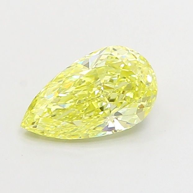 Loose Diamond - PEAR 0.91ct Fancy Intense Yellow VS1: Loose Diamond - PEAR 0.91ct Fancy Intense Yellow VS1 Source: This is a real non-mined Diamond that has been grown in a lab Shape: PEAR Carats: 0.91 Color: Fancy Intense Yellow Certification: IGI