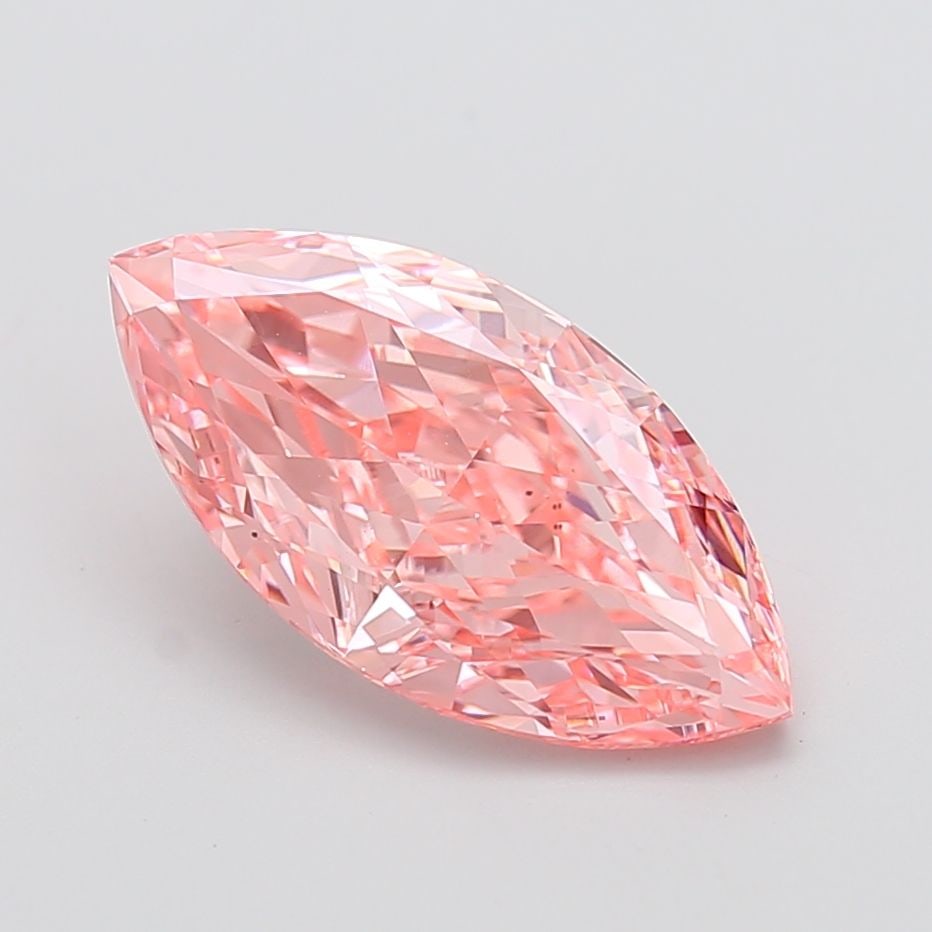 Loose Diamond - MARQUISE 5.02ct Fancy Vivid Pink VS2: Loose Diamond - MARQUISE 5.02ct Fancy Vivid Pink VS2 Source: This is a real non-mined Diamond that has been grown in a lab Shape: MARQUISE Carats: 5.02 Color: Fancy Vivid Pink Certification: IGI Video