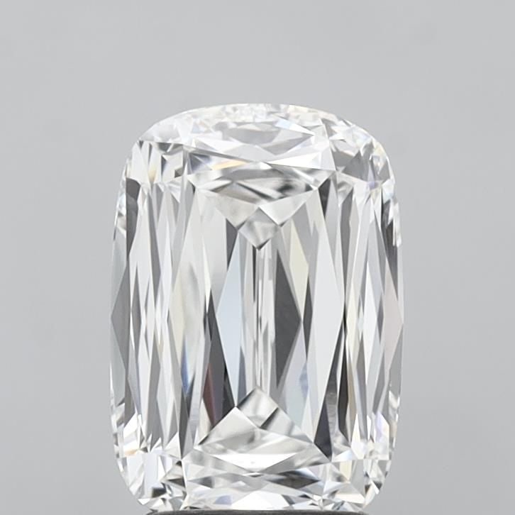 Loose Diamond - CUSHION MODIFIED 2.54ct E VVS2: Loose Diamond - CUSHION MODIFIED 2.54ct E VVS2 Source: This is a real non-mined Diamond that has been grown in a lab Shape: CUSHION MODIFIED Carats: 2.54 Color: E Clarity: VVS2 Certification: IGI