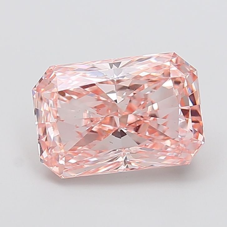 Loose Diamond - RADIANT 4.09ct Fancy Intense Pink VS2: Loose Diamond - RADIANT 4.09ct Fancy Intense Pink VS2 Source: This is a real non-mined Diamond that has been grown in a lab Shape: RADIANT Carats: 4.09 Color: Fancy Intense Pink Certification: IGI Vid