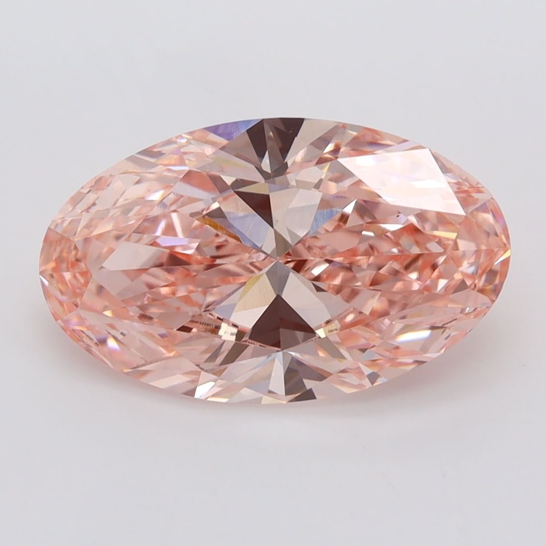 Loose Diamond - OVAL 3.49ct Fancy Vivid Pink VVS2: Loose Diamond - OVAL 3.49ct Fancy Vivid Pink VVS2 Source: This is a real non-mined Diamond that has been grown in a lab Shape: OVAL Carats: 3.49 Color: Fancy Vivid Pink Certification: IGI Video: