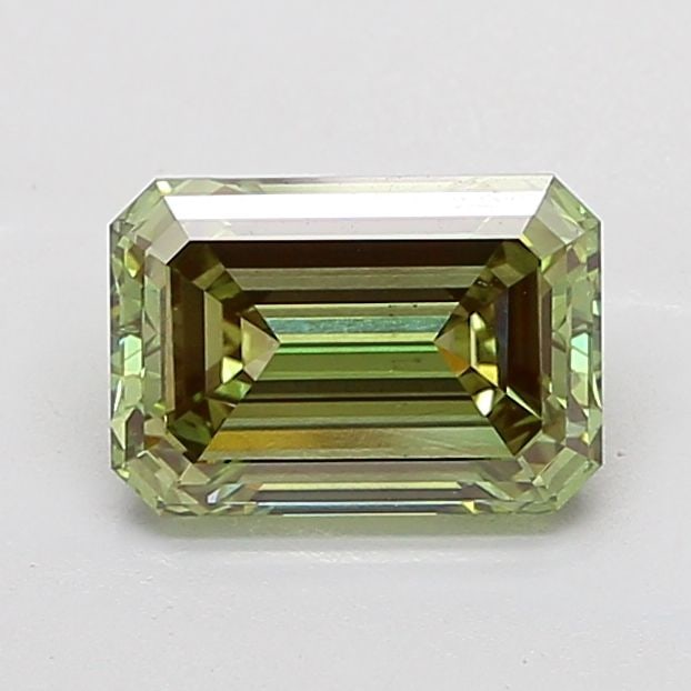 Loose Diamond - EMERALD 3.03ct Fancy Vivid Green VS2: Loose Diamond - EMERALD 3.03ct Fancy Vivid Green VS2 Source: This is a real non-mined Diamond that has been grown in a lab Shape: EMERALD Carats: 3.03 Color: Fancy Vivid Green Certification: IGI Video