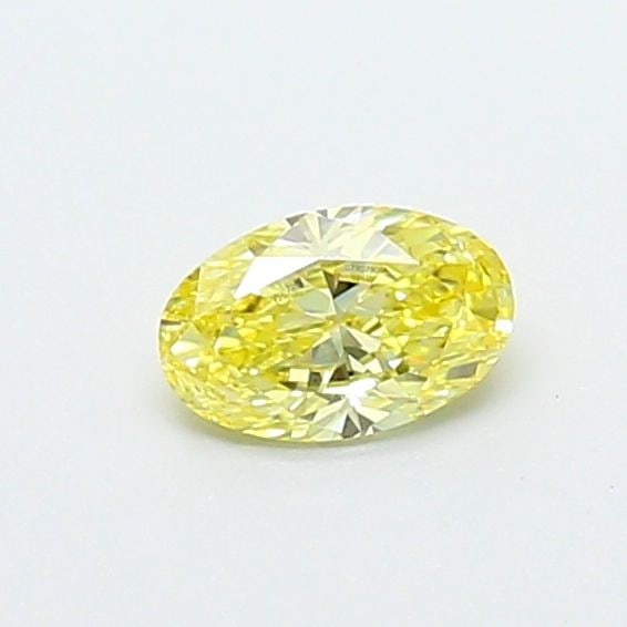 Loose Diamond - OVAL 0.3ct Fancy Vivid Yellow VS1: Loose Diamond - OVAL 0.3ct Fancy Vivid Yellow VS1 Source: This is a real non-mined Diamond that has been grown in a lab Shape: OVAL Carats: 0.3 Color: Fancy Vivid Yellow Certification: IGI Video: