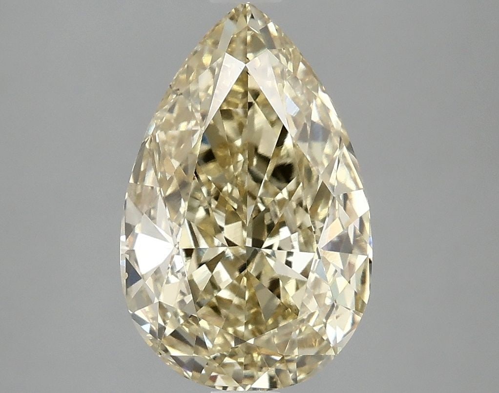 Loose Diamond - PEAR 3.07ct Fancy Yellow VS2: Loose Diamond - PEAR 3.07ct Fancy Yellow VS2 Source: This is a real non-mined Diamond that has been grown in a lab Shape: PEAR Carats: 3.07 Color: Fancy Yellow Certification: IGI Video: