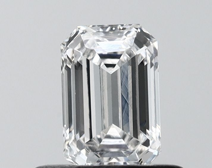 Loose Diamond - EMERALD 0.54ct E VVS2: Loose Diamond - EMERALD 0.54ct E VVS2 Source: This is a real non-mined Diamond that has been grown in a lab Shape: EMERALD Carats: 0.54 Color: E Clarity: VVS2 Certification: IGI Video: